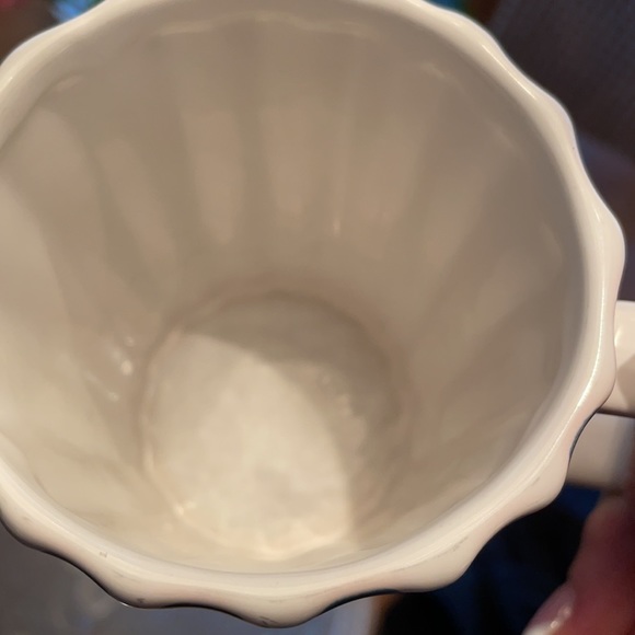 RARE STARBUCKS. Set of 2! Beautiful 2008 mugs in Navy Blue/White Stripes - Picture 10 of 10